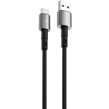 Кабел Proove Silicraft USB to Type-C 3A (1m), Black
