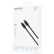 Кабел Proove Dense Metal Type-C to Type-C 60W (2m), Black