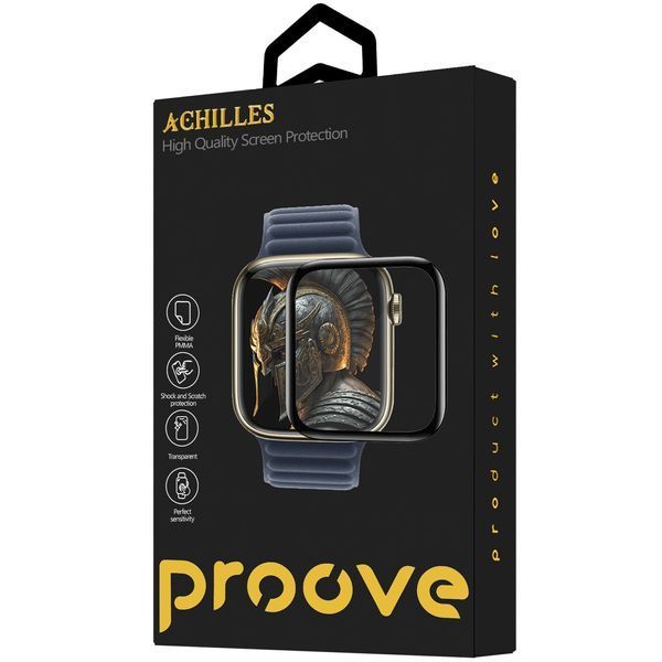 Стъклен протектор Proove Achilles Apple Watch Series 10/11 42 mm, Black