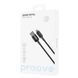 Кабел Proove Dense Metal USB to Lightning 2.4A (1m), Black