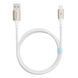 Кабел Proove Dense Metal USB to Lightning 2.4A (1m), White