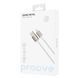 Кабел Proove Dense Metal USB to Lightning 2.4A (1m), White