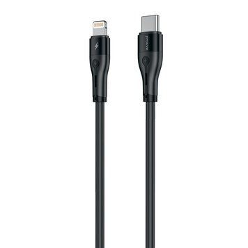 Кабел Proove Soft Silicone Type-C to Lightning 27W (1m), Black