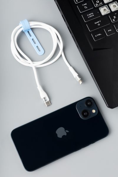 Кабел Proove Soft Silicone Type-C to Lightning 27W (1m), Black