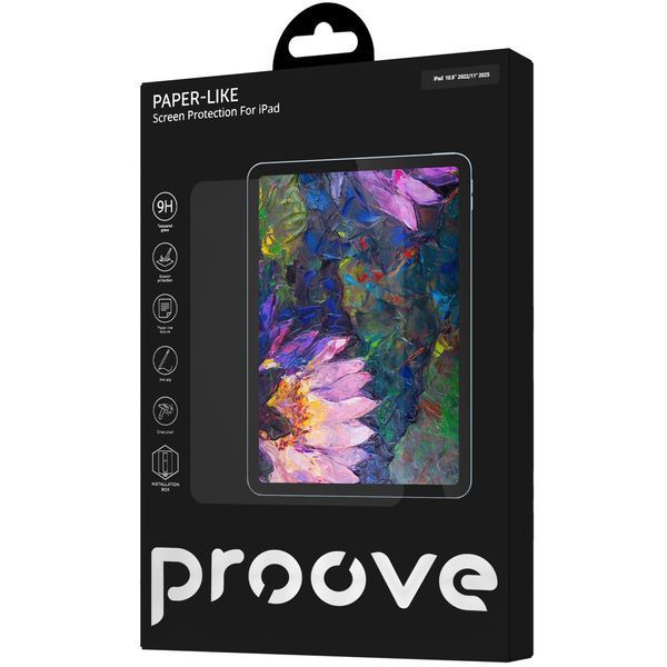 Стъклен протектор Proove Paper-like Installation Box iPad Air 11 2024/Air 11 2025, Transparent