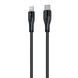 Кабел Proove Soft Silicone Type-C to Lightning 27W (2m), Black