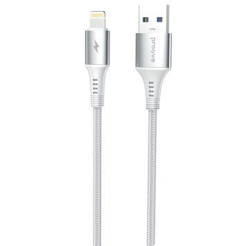 Кабел Proove WireX USB to Lightning 2.4A (1m), White