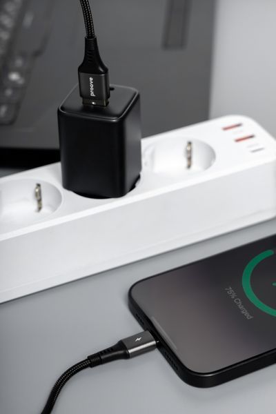 Кабел Proove WireX USB to Lightning 2.4A (1m), White