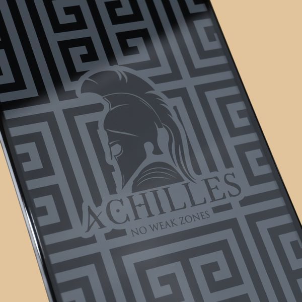 Стъклен протектор Proove Achilles iPhone 15 Pro, Black