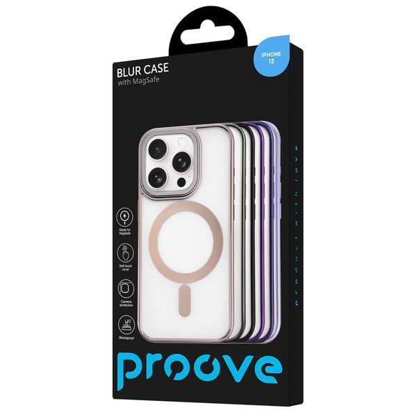 Калъф Proove Blur Case with Magnetic Ring iPhone 13, Green
