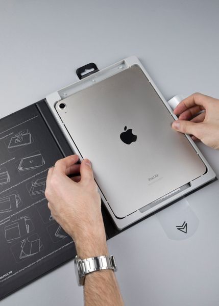 Стъклен протектор Proove Achilles Installation Box for iPad 10.9 2022/11 2025, Transparent