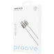 Кабел Proove Dense Metal USB to Type-C 2.4A (2m), White