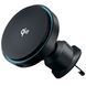 Стойка с безжично зареждане Proove Car Mount With Wireless Charger Light Circle Qi2 15W, Black
