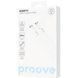 Кабел Proove Rebirth Type-C to Type-C 60W (1m), White
