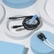 Кабел Proove Rebirth Type-C to Type-C 60W (1m), White