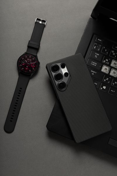 Калъф Proove Carbon Slim with Magnetic Ring Samsung Galaxy S25, Black