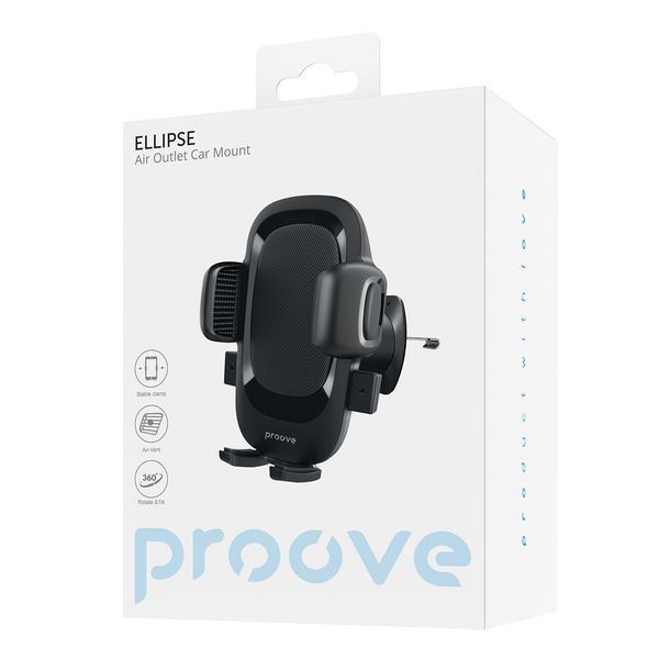 Стойка Proove Car Holder Ellipse Air Outlet Car Mount, Black