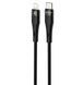 Кабел Proove Light Silicone Plus Type-C to Lightning 27W (1m), Black