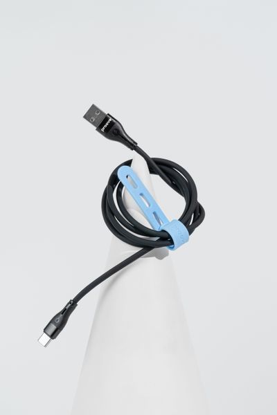 Кабел Proove Soft Silicone USB to Type-C 3A (2m), Black