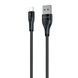 Кабел Proove Soft Silicone USB to Type-C 3A (2m), Black