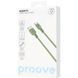 Кабел Proove Rebirth USB to Type-C 2.4A (1m), Green