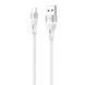 Кабел Proove Soft Silicone USB to Type-C 3A (2m), White