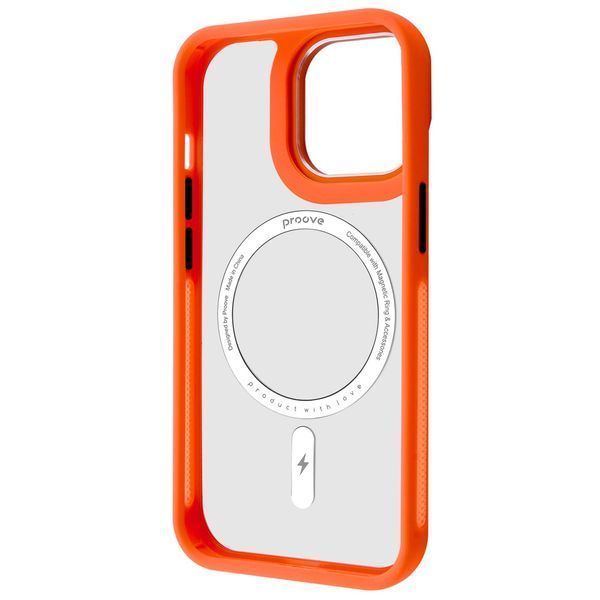 Калъф Proove Clear Essence Case with Magnetic Ring iPhone 12 Pro Max, Orange