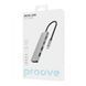 Преходник Proove Type-C-HUB Iron Link 5 in 1 (2*Type-C + 2*USB3.0 + HDMI), Silver