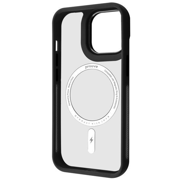 Калъф Proove Clear Essence Case with Magnetic Ring iPhone 12/12 Pro, Black