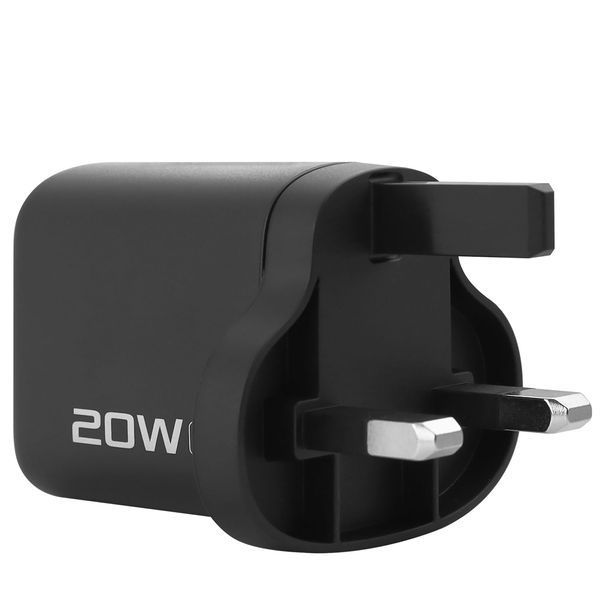 Адаптер Proove Silicone Power 2 20W (Type-C) UK, Black