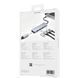 Преходник Proove Type-C-HUB Iron Link 5 in 1 (3*USB3.0 + Type-C + HDMI), Silver