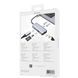 Преходник Proove Type-C-HUB Iron Link 6 in 1 (2*USB3.0 + SD/TF + RJ45 + HDMI), Silver