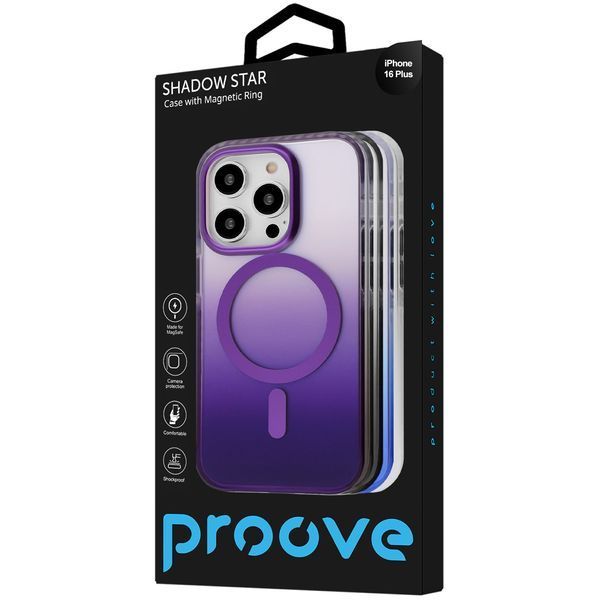 Калъф Proove Shadow Star Case with Magnetic Ring iPhone 16 Plus, Blue