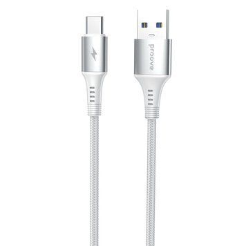 Кабел Proove WireX USB to Type-C 3A (1m), White