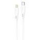 Кабел Proove Simple Silicone Type-C to Lightning 27W (1m), White