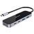 Преходник Proove Type-C-HUB Shadow (2*USB3.0 + Type-C + PD100W + HDMI), Dark Gray