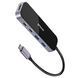 Преходник Proove Type-C-HUB Shadow (2*USB3.0 + Type-C + PD100W + HDMI), Dark Gray