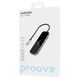 Преходник Proove Type-C-HUB Shadow (2*USB3.0 + Type-C + PD100W + HDMI), Dark Gray