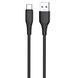 Кабел Proove GridLine USB to Type-C 3A (1m), Black