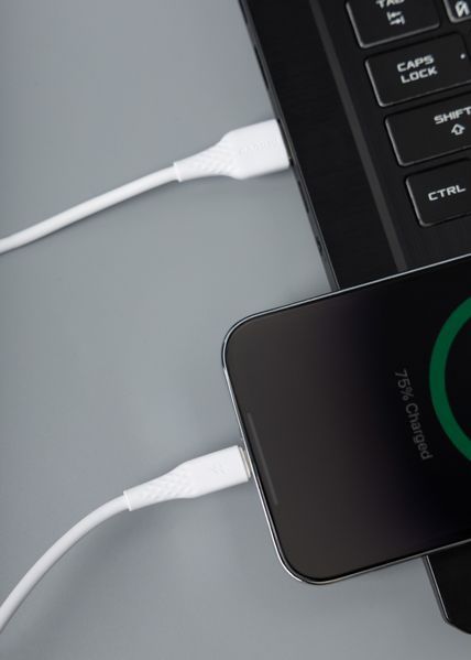 Кабел Proove GridLine USB to Type-C 3A (1m), White