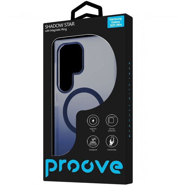 Калъф Proove Shadow Star Case with Magnetic Ring Samsung Galaxy S25 Ultra, Blue