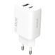 Адаптер Proove Silicone Power 2 30W (Type-C + USB), White