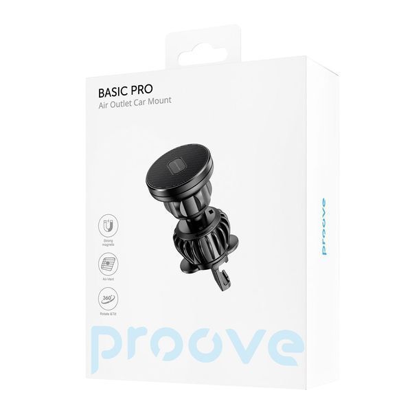 Стойка Proove Car Holder Basic Pro Air Outlet Car Mount, Black