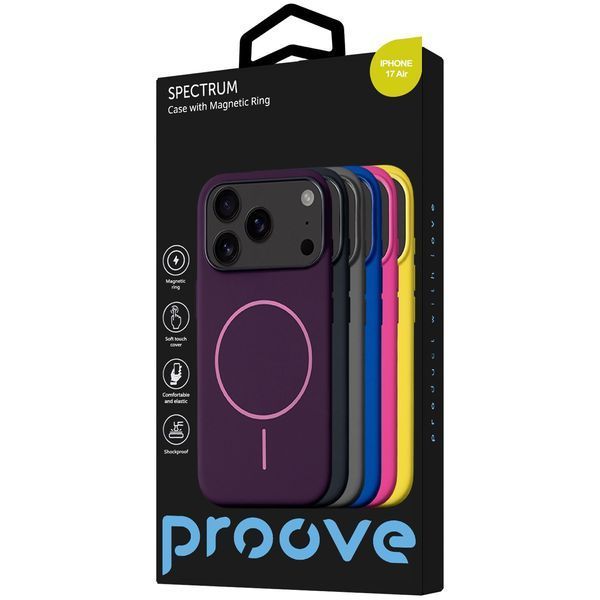Калъф Proove Spectrum Case with Magnetic Ring iPhone 17 Air, Sun Yellow
