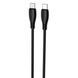 Кабел Proove Simple Silicone Type-C to Type-C 60W (1m), Black