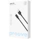 Кабел Proove AMP Lite USB to Lightning 2.4A (1m), Black
