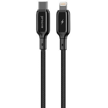 Кабел Proove Dense Metal Type-C to Lightning 27W (2m), Black
