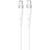 Кабел Proove Light Silicone Plus Type-C to Type-C 60W (1m), White