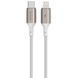 Кабел Proove Dense Metal Type-C to Lightning 27W (2m), White