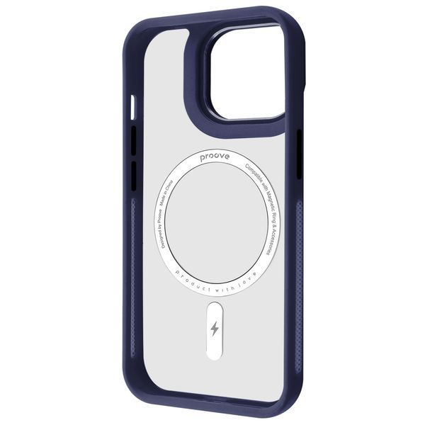 Калъф Proove Clear Essence Case with Magnetic Ring iPhone 13 Pro Max, Midnight Blue